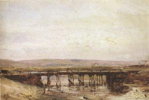 Eugene Isabey The Wooden Bridge (mk05)